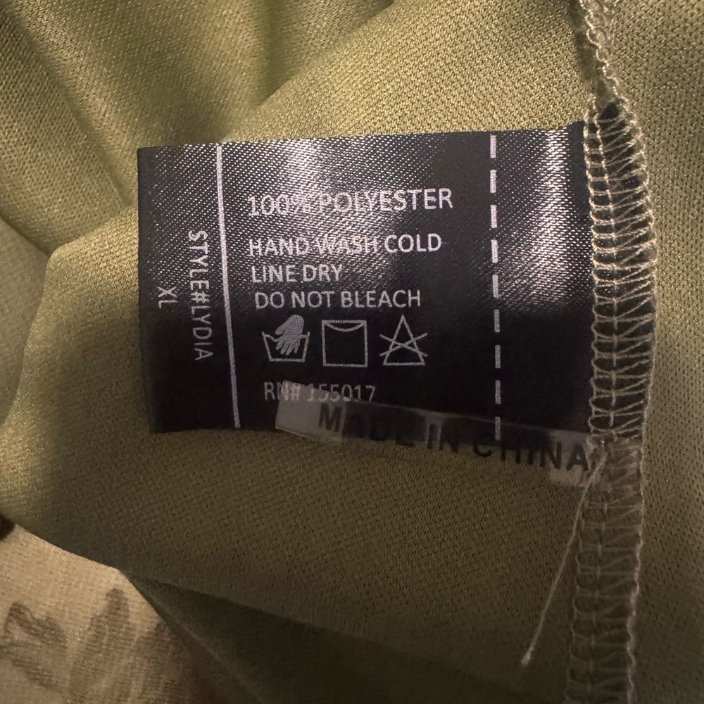 SOLD - Baltic Born Olive Long Sleeve Dress - Picture 10 of 11